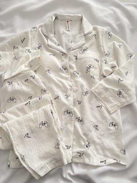 ست دو تیکه بلوز و شلوار نخ پنبه