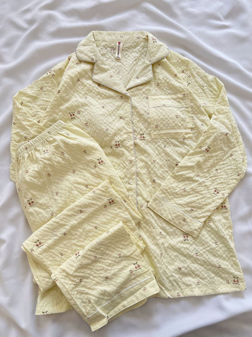 ست دو تیکه بلوز و شلوار نخ پنبه