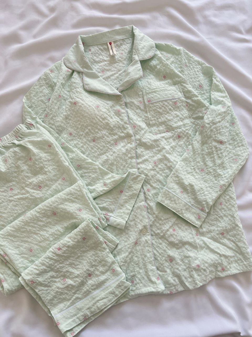 ست دو تیکه بلوز و شلوار نخ پنبه