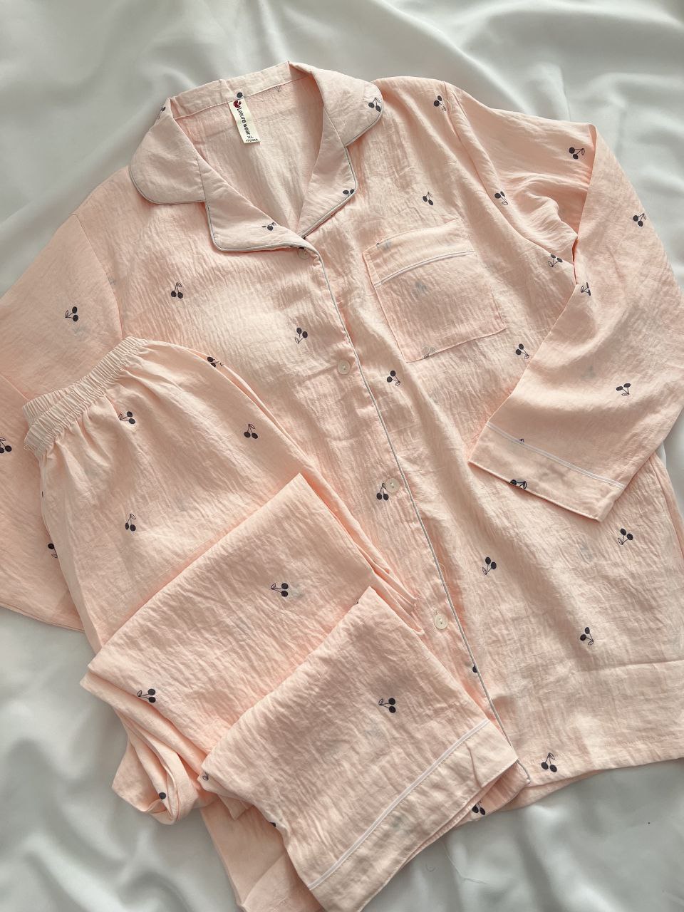 ست دو تیکه بلوز و شلوار نخ پنبه