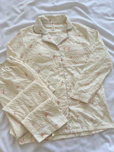 ست دو تیکه بلوز و شلوار نخ پنبه