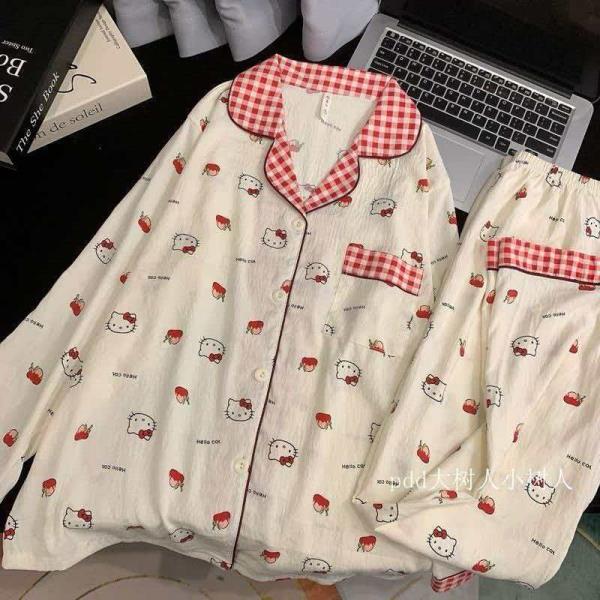 ست دو تیکه بلوز و شلوار نخی