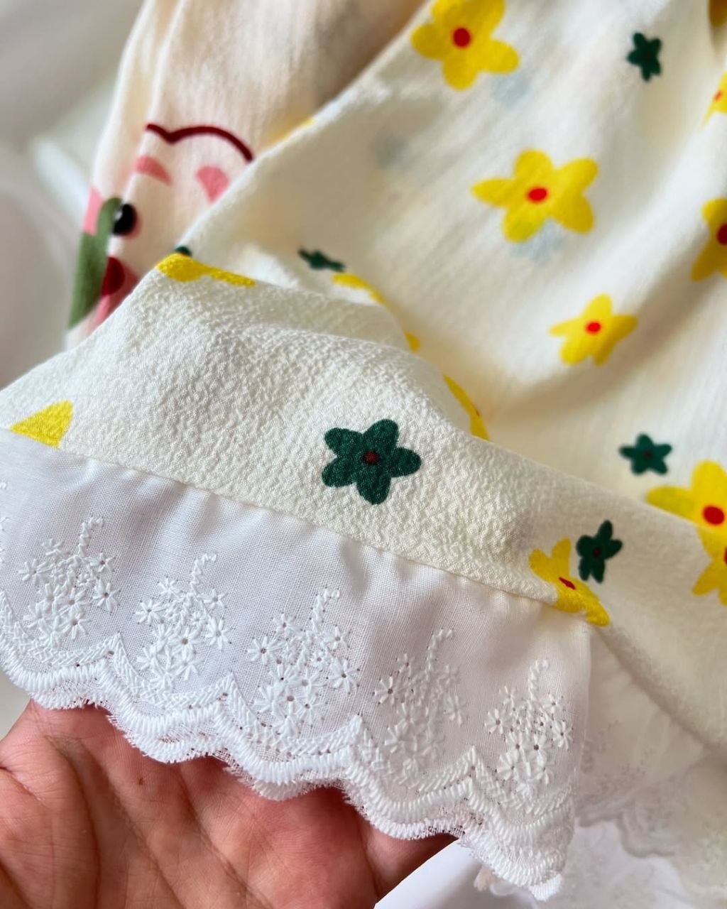 ست دو تیکه تاپ و شرتک پفکی