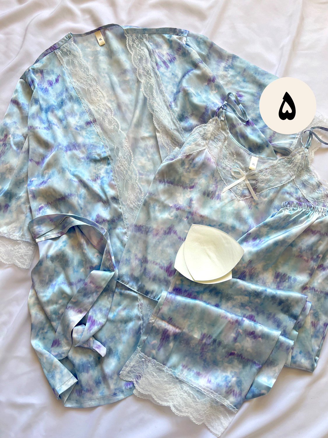 ست ساتن سه تیکه