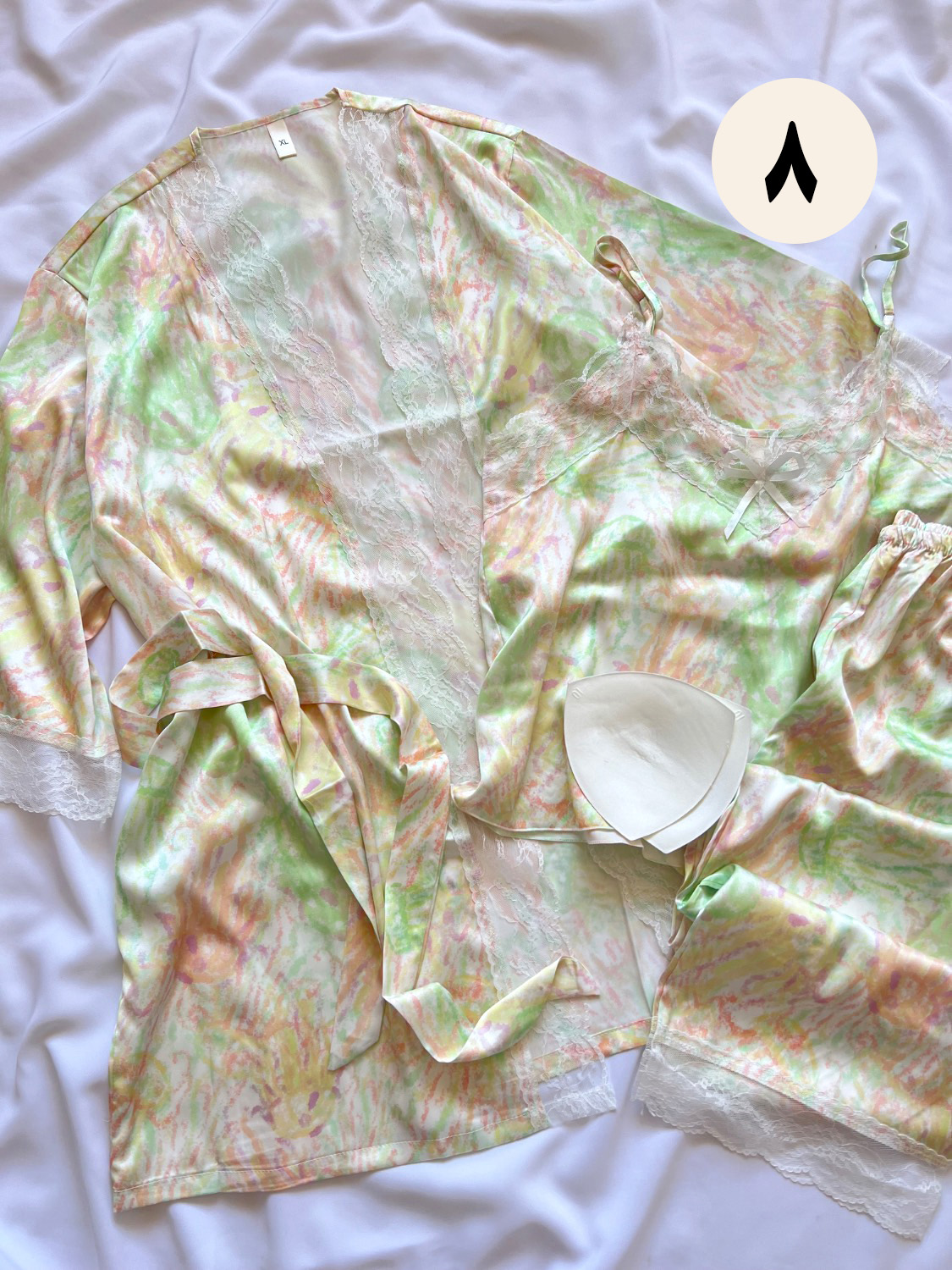 ست ساتن سه تیکه