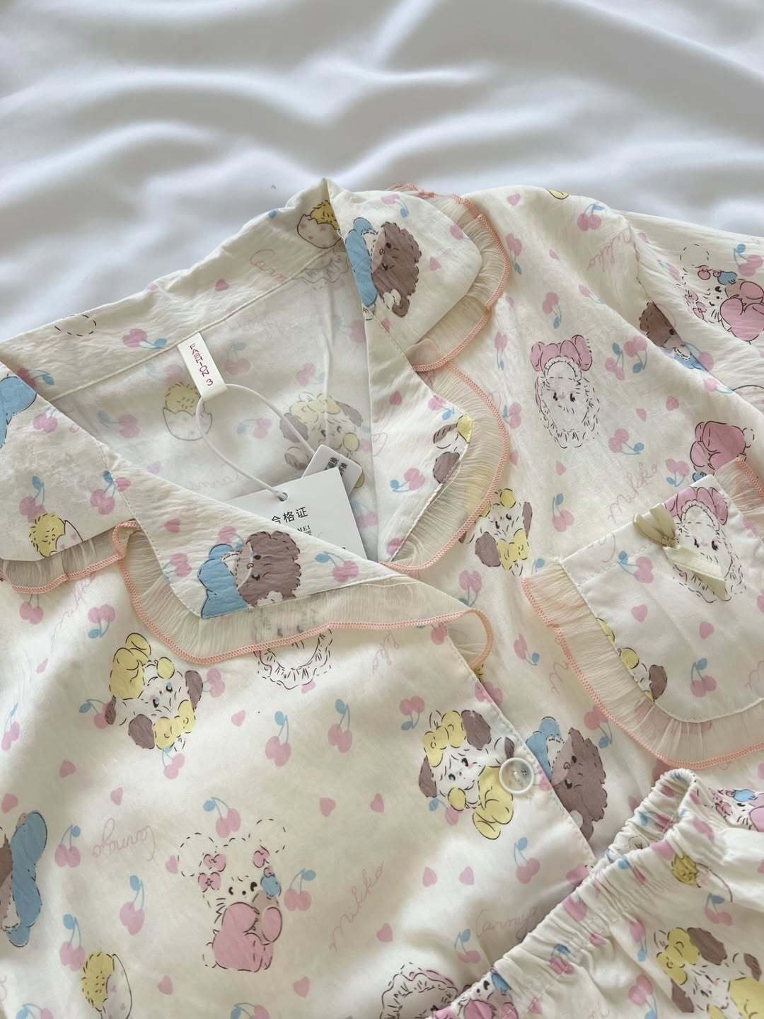 ست سه تیکه نخی فانتزی