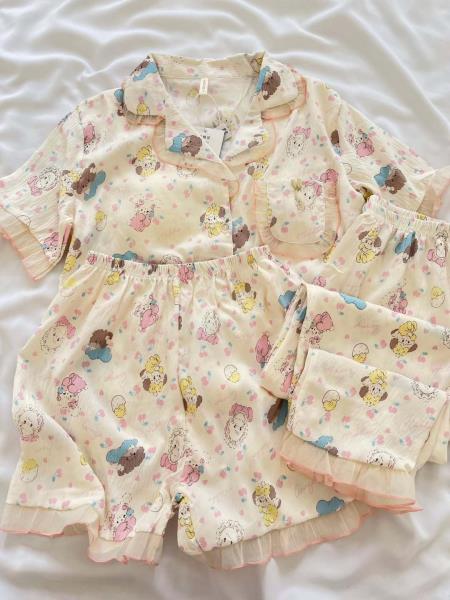 ست سه تیکه نخی فانتزی