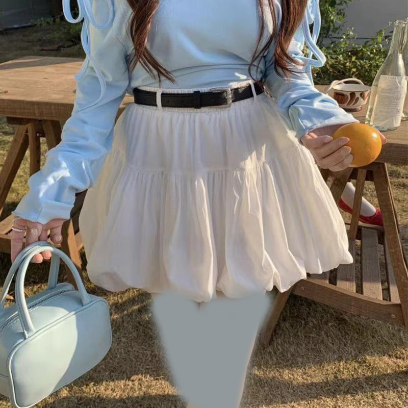 دامن کوتاه سندبادی با کمربند