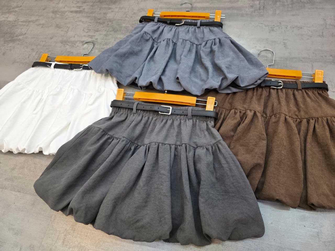 دامن کوتاه سندبادی با کمربند