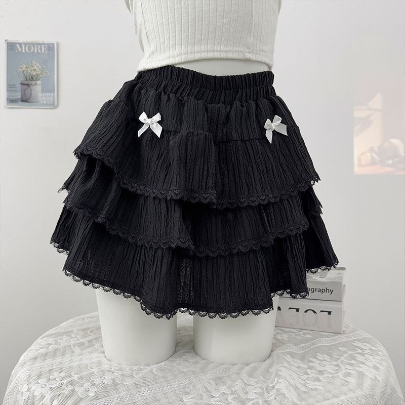 دامن کوتاه طبقه ای