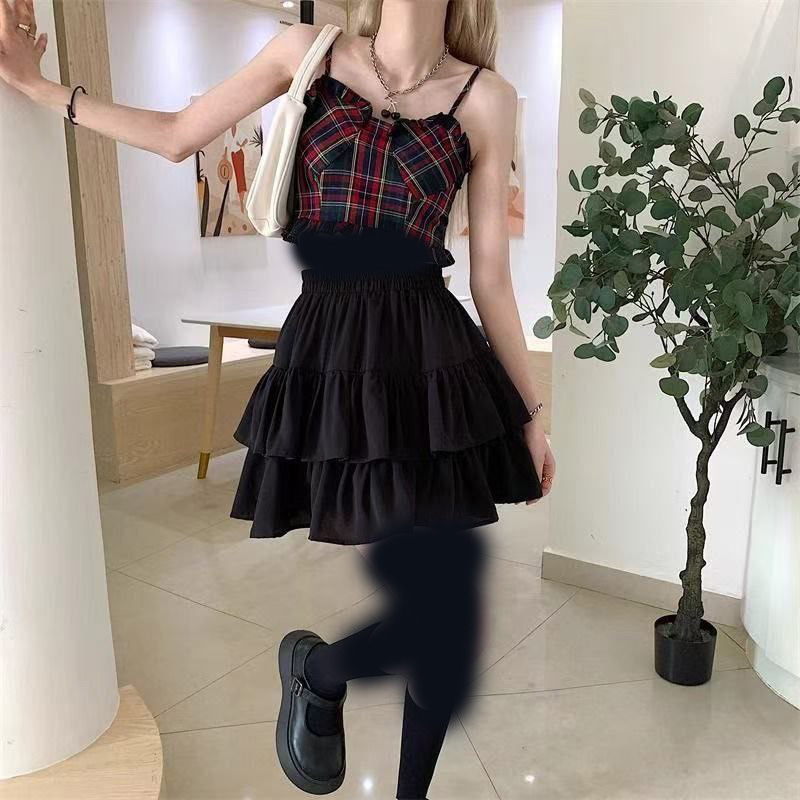 دامن کوتاه کمربند دار