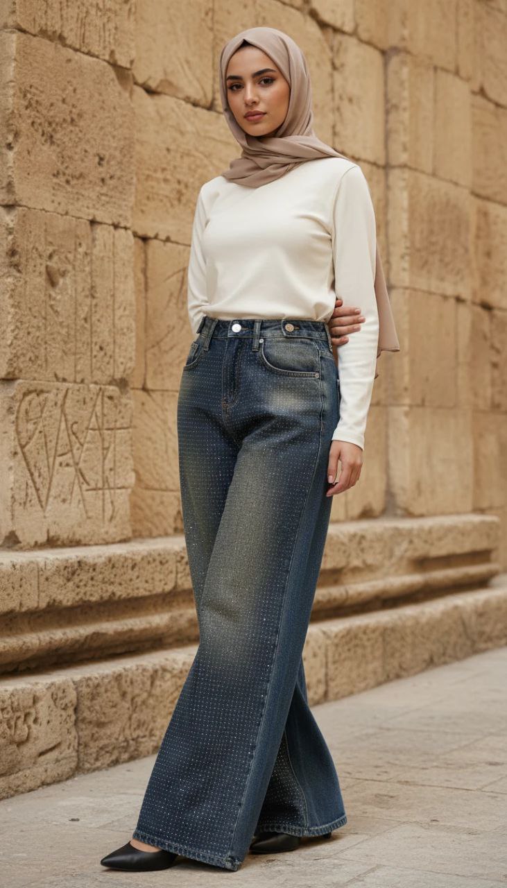 شلوار نگینی