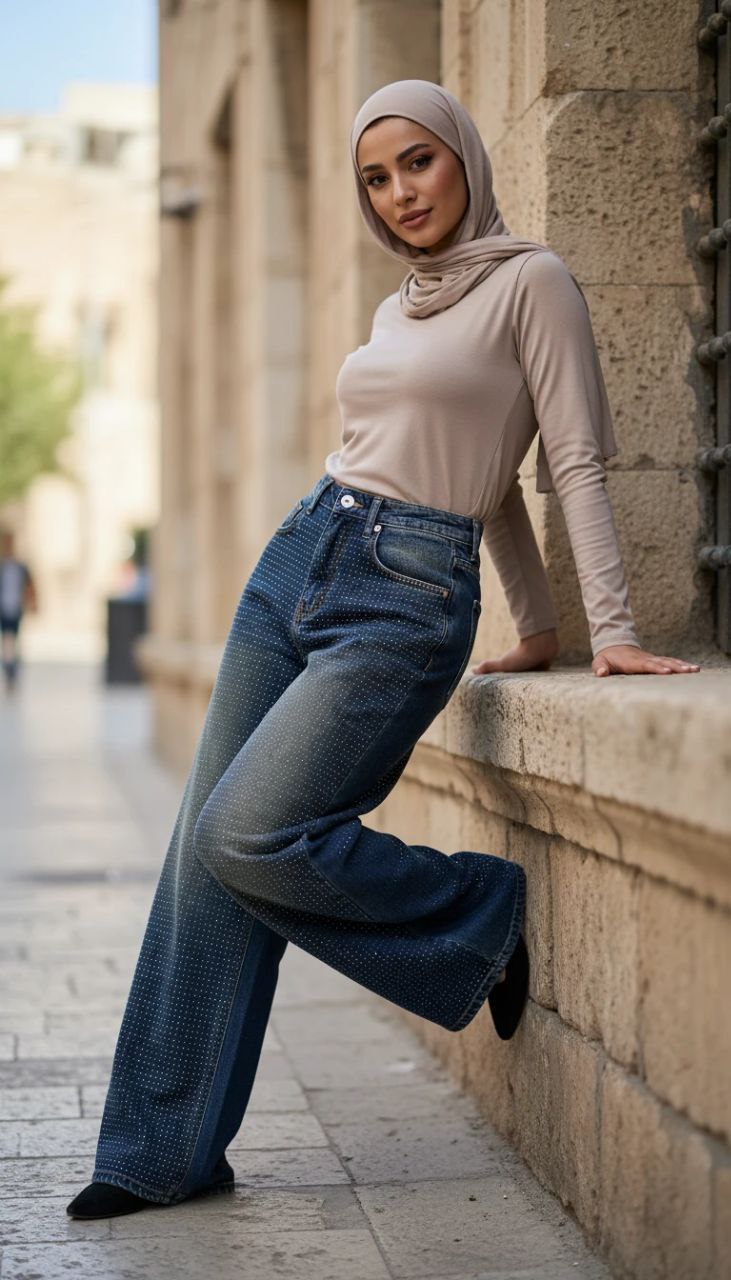 شلوار نگینی