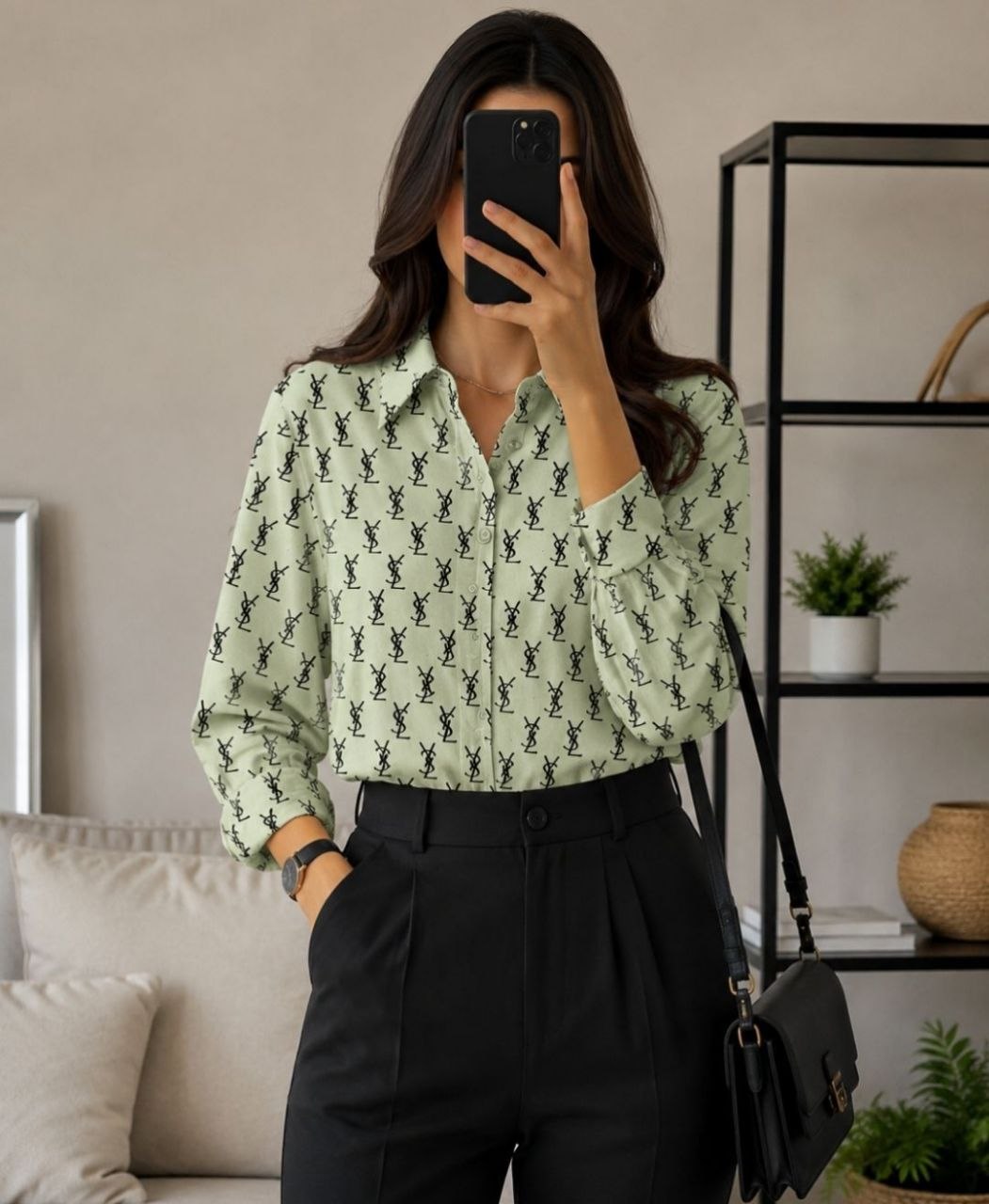 شومیز نگیندار