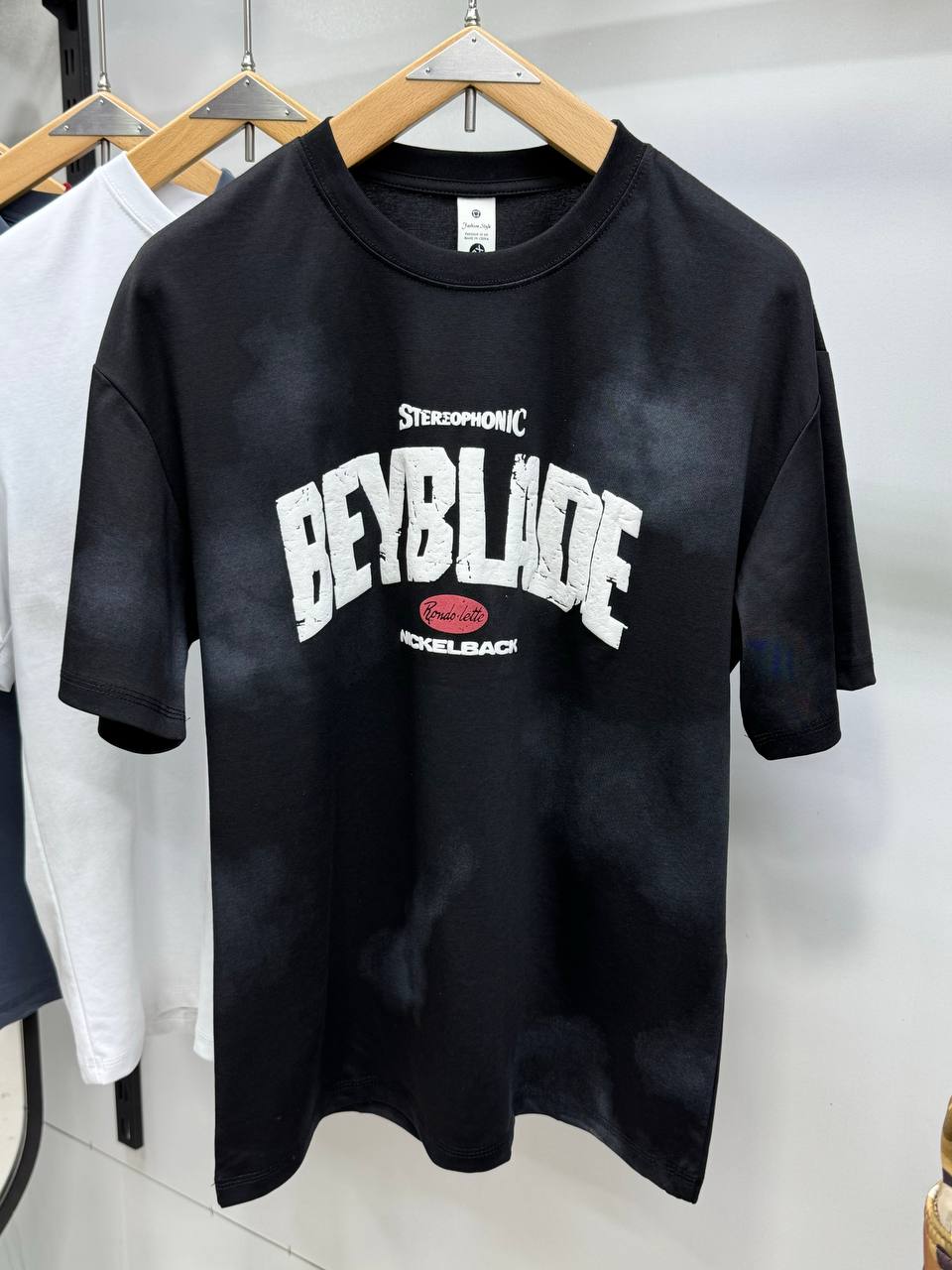 تیشرت یقه گرد طرح ابروبادی کد 9112