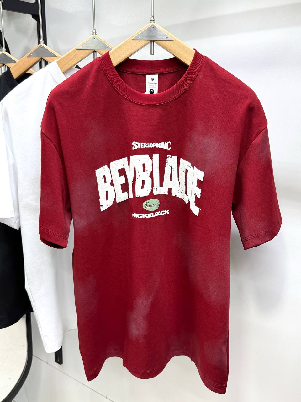 تیشرت یقه گرد طرح ابروبادی کد 9112