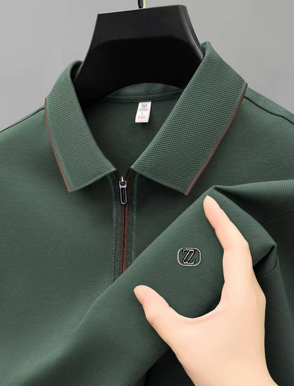 بافت پیراهن نیم زیپ کد 3305