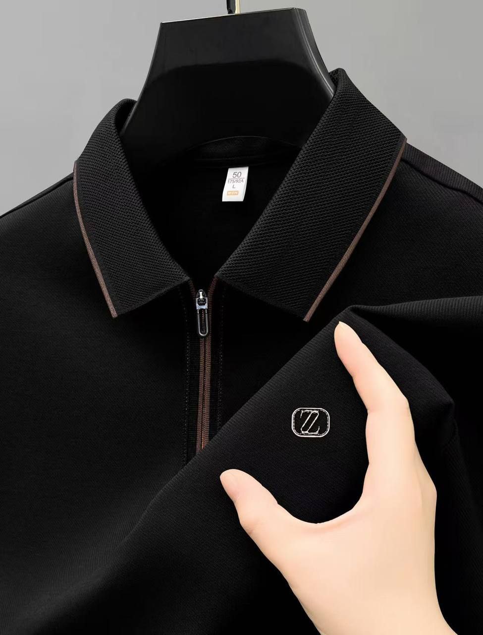 بافت پیراهن نیم زیپ کد 3305