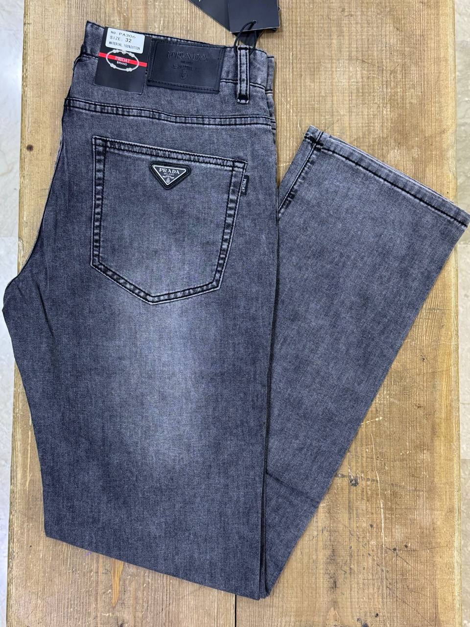 شلوار لی راسته از برند پرادا کد T306