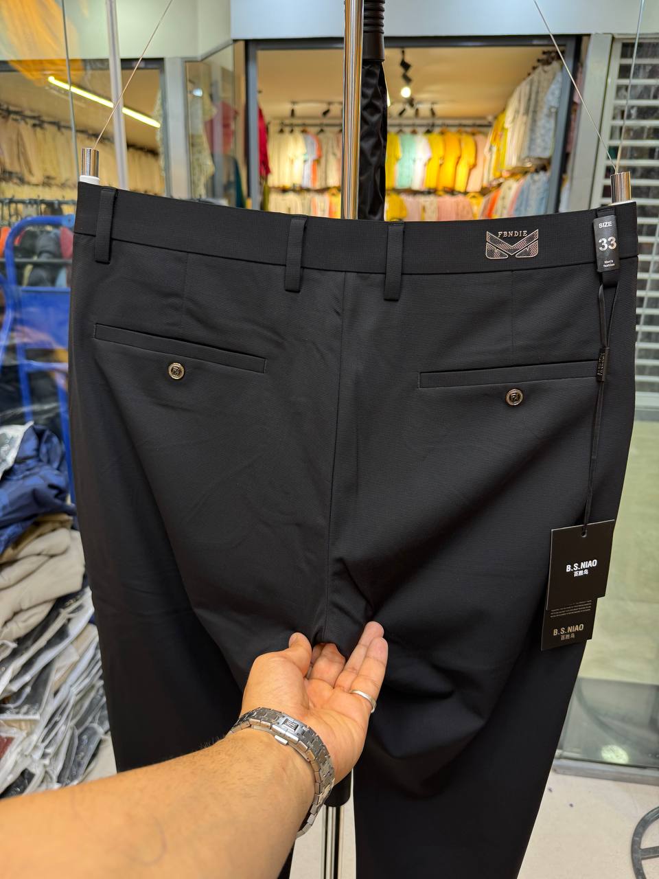 شلوار مجلسی برند فندی کد 25513