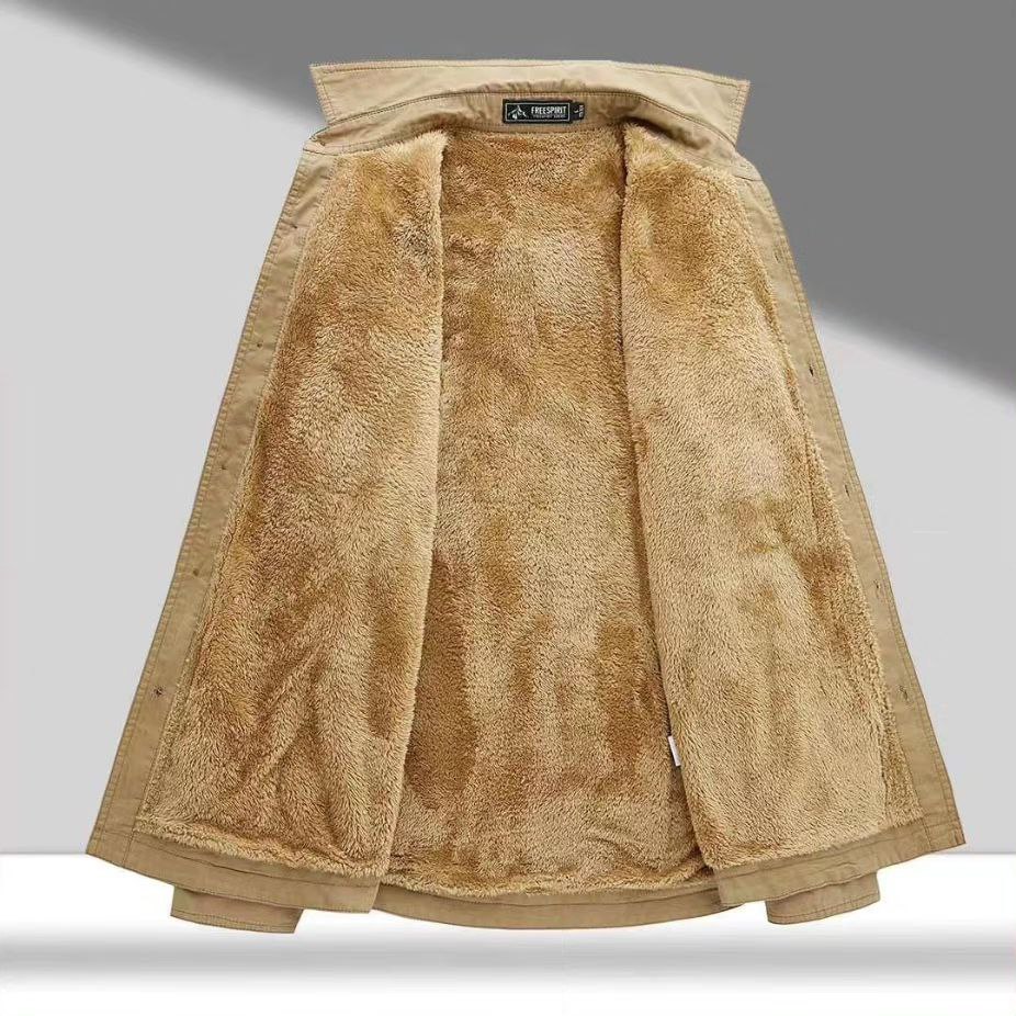 پیراهن دو جیب خزدار کد 2166