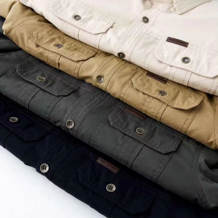 پیراهن دو جیب خزدار کد 2166