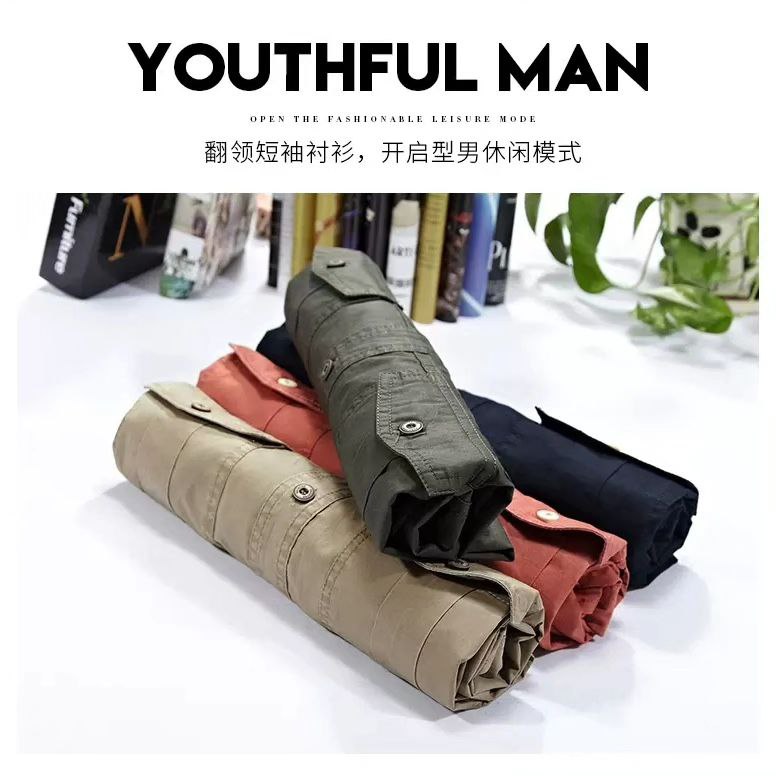 پیراهن کتان دوجیب مارک آفرود off road کد 1751