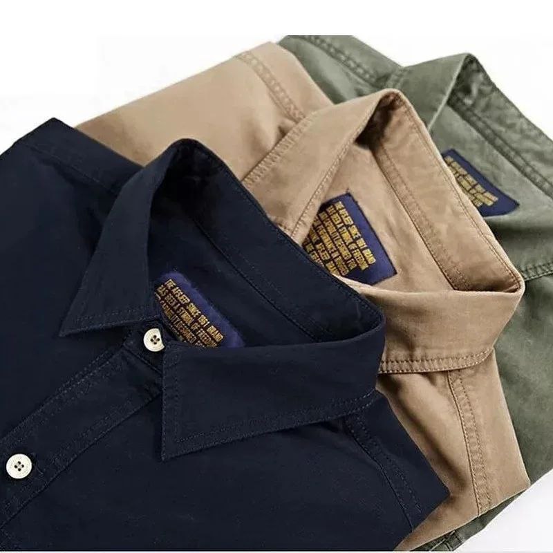 پیراهن کتان دوجیب مارک آفرود off road کد 7001