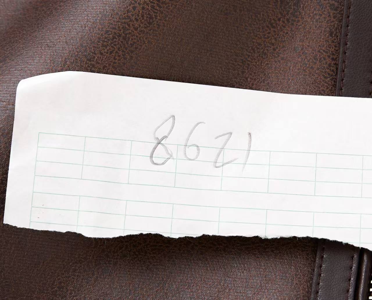 کاپشن چرم بوفالو 8621