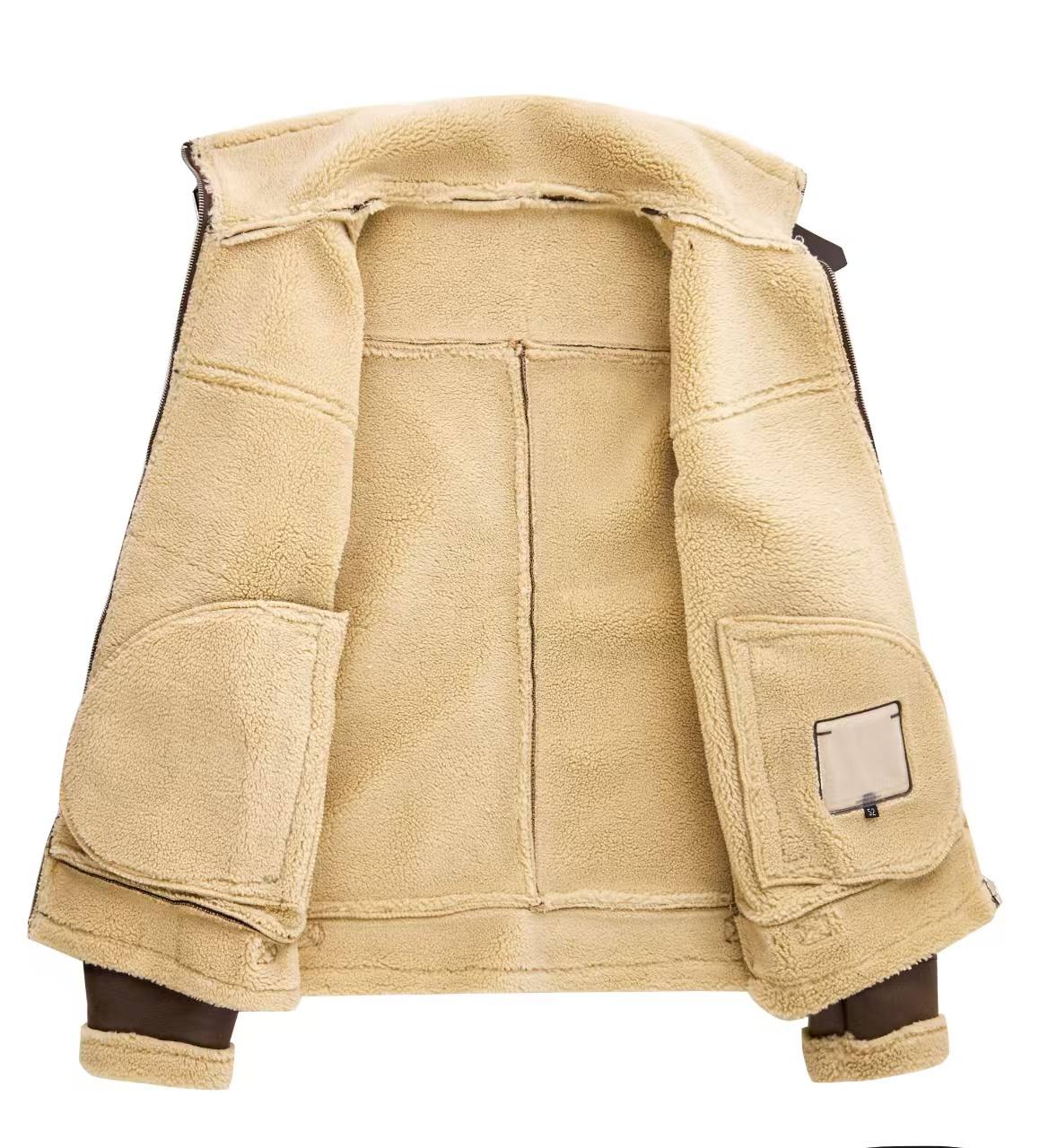 کاپشن چرم بوفالو 8621