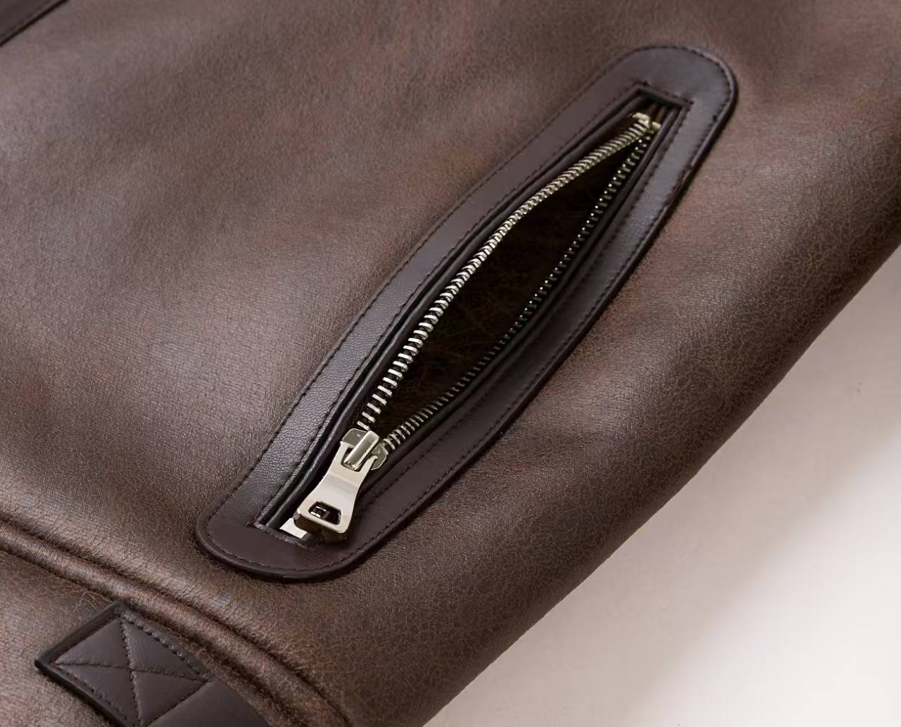 کاپشن چرم بوفالو 8621