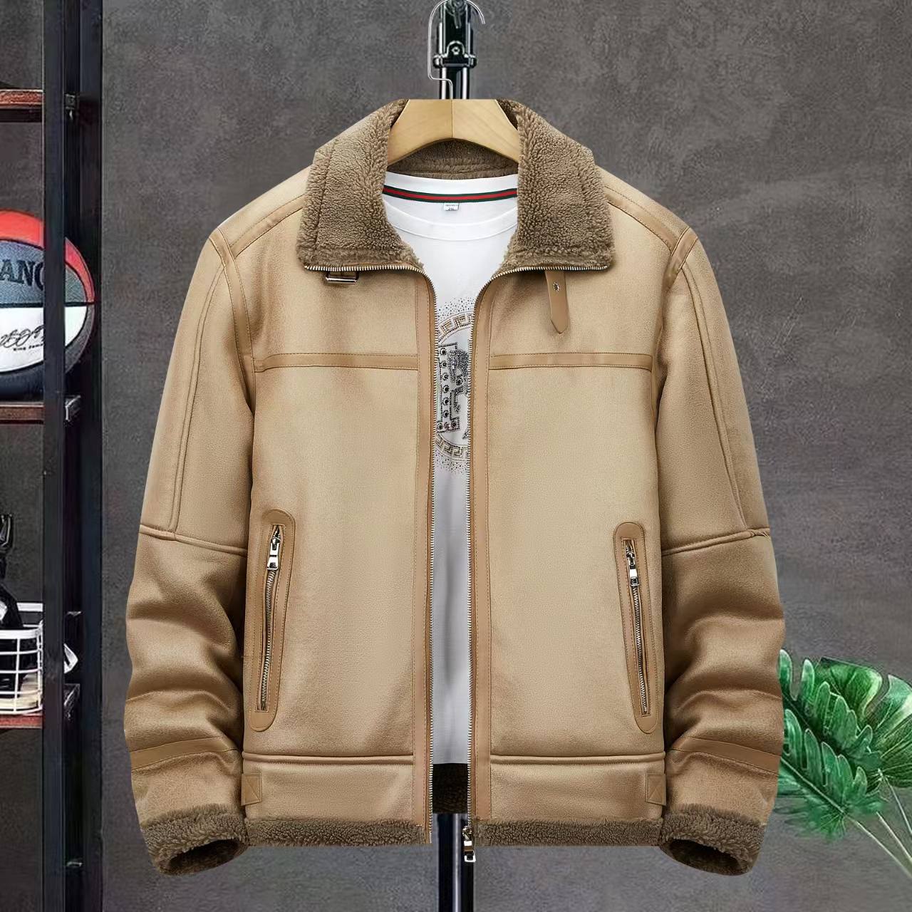 کاپشن چرم بوفالو 8621 