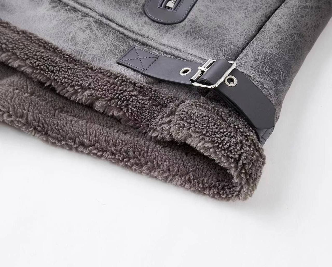 کاپشن چرم بوفالو 86214