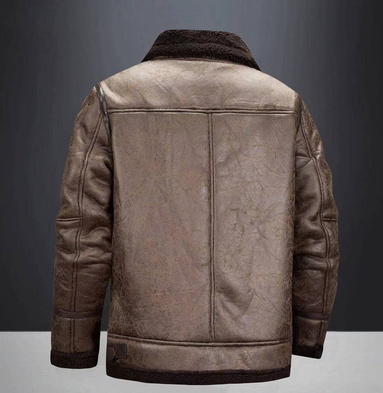 کاپشن چرم بوفالو 86214