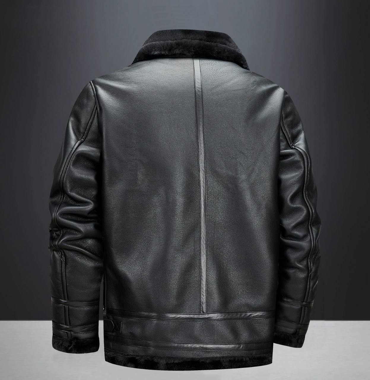 کاپشن چرم بوفالو 8629