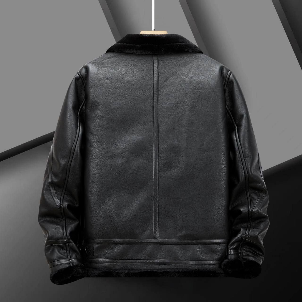 کاپشن چرم بوفالو 8629