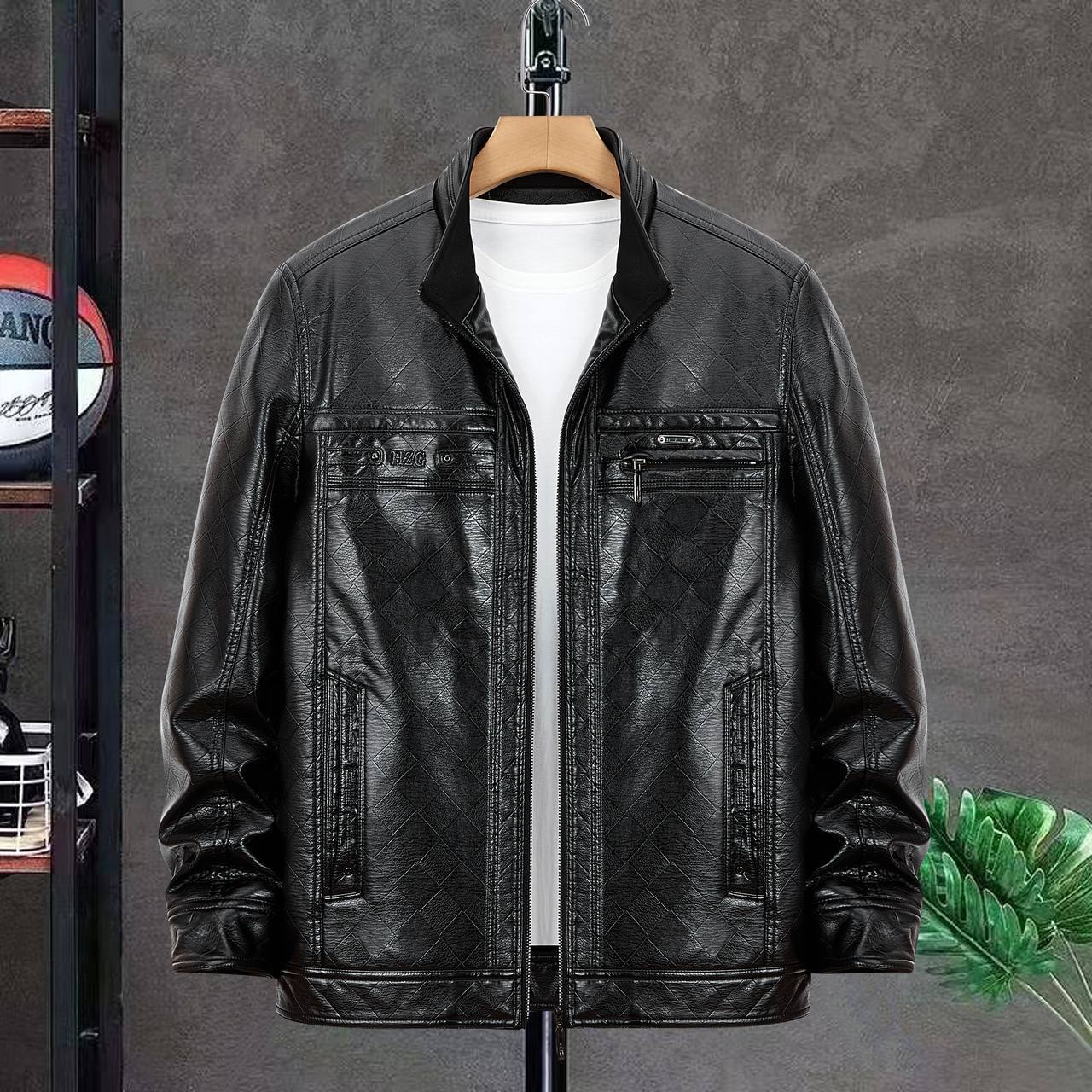 کاپشن چرم زمستانه کد 2109