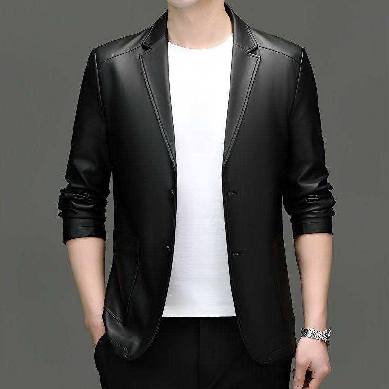 کاپشن چرم کتی کد 1366