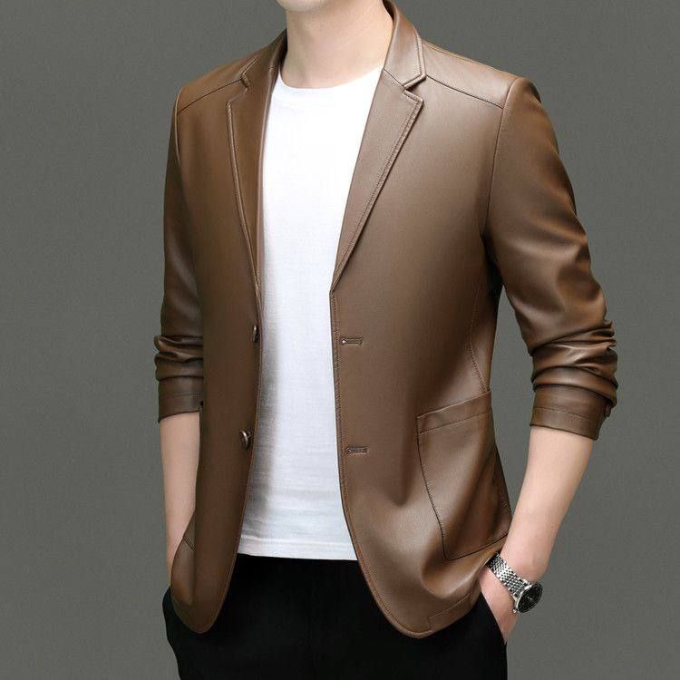 کاپشن چرم کتی کد 1366