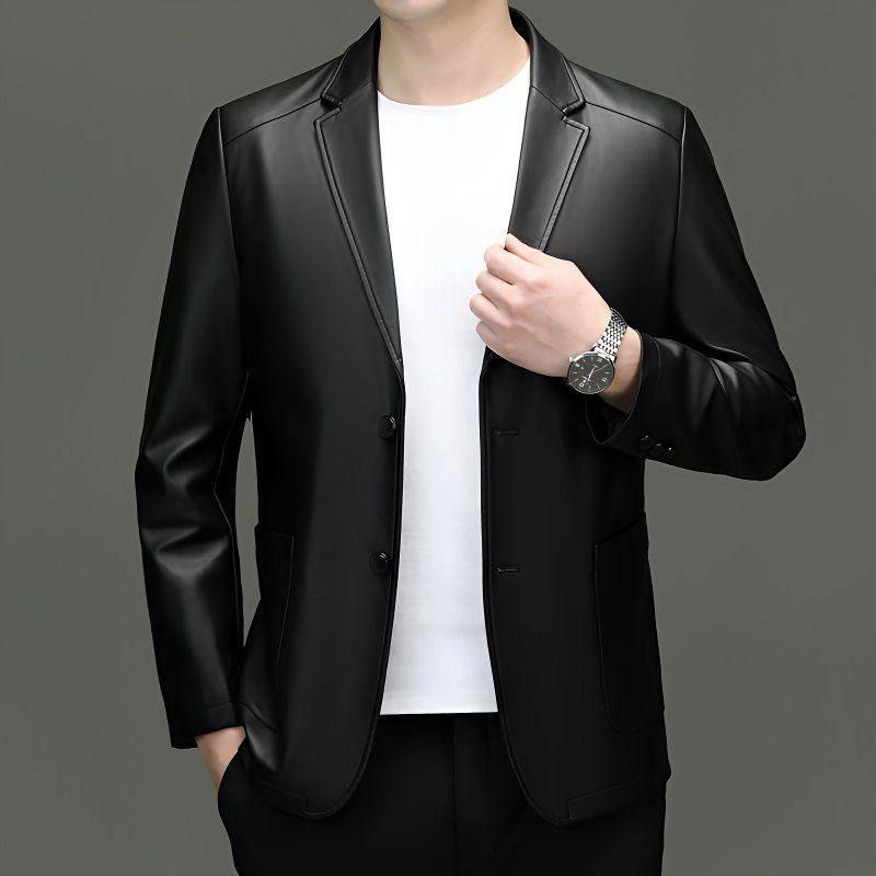 کاپشن چرم کتی کد 1366