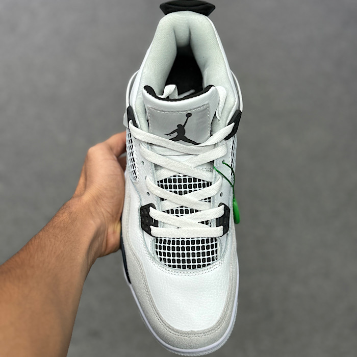 جردن 4 سفید طوسی Nike Air Jordan4