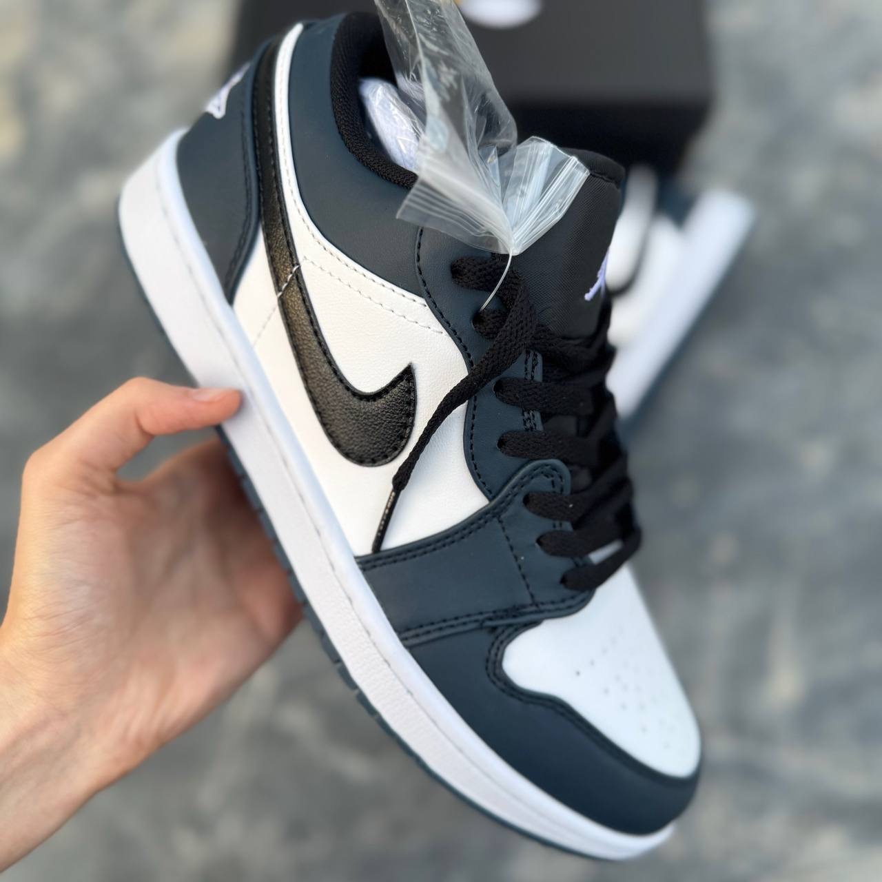 نایک ایر جردن وان سرمه ای Nike Air Jordan 1 Low